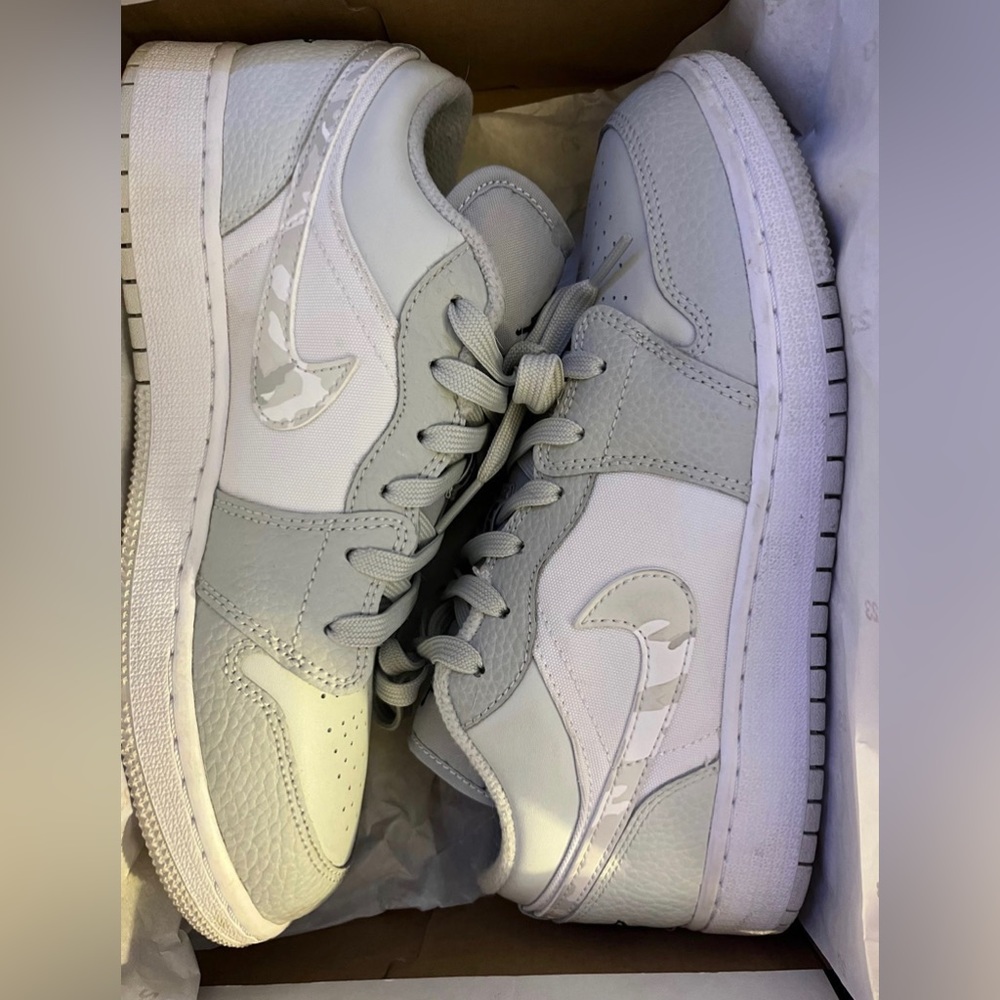 Air Jordan 1 Low GS ‘White Camo’